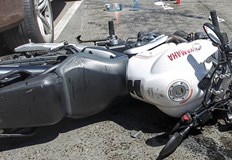 52 годишният мъж е откаран в ИСУЛ с множество нараняванияМоторист е