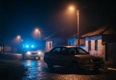 Автомобилът е открит изоставен след кратко преследванеСлужители на РУ –