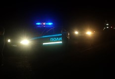 Автомобилът самокатастрофира и се обърна по таван между селата Михнево