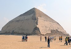 Жената попаднала дълбоко във вътрешността на пирамидата на около 80