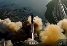 Най мощната ракета в света се приводни в Индийския океанМегаракетата Старшип