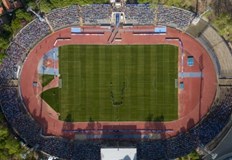 Проектът включва обновяване на лекоатлетическа писта терен поливна система и