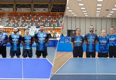 Мъжкият отбор по тенис на маса дели третото място във