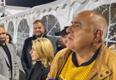 Лидерът на ГЕРБ направи политически коментар от стадион Христо Ботев