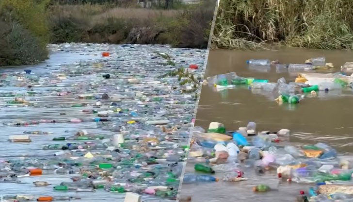 Хиляди пластмасови бутилки задръстиха реката край Тетово Хиляди пластмасови бутилки задръстиха реката край Тетово