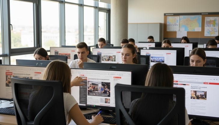 Близо 30 гимназисти ще работят по реални казуси, свързани с дезинформацията