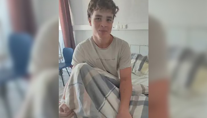 Артьом прекара седмица в УМБАЛ Бургас с тежка рана на крака, лекарите успяха да запазят крайника