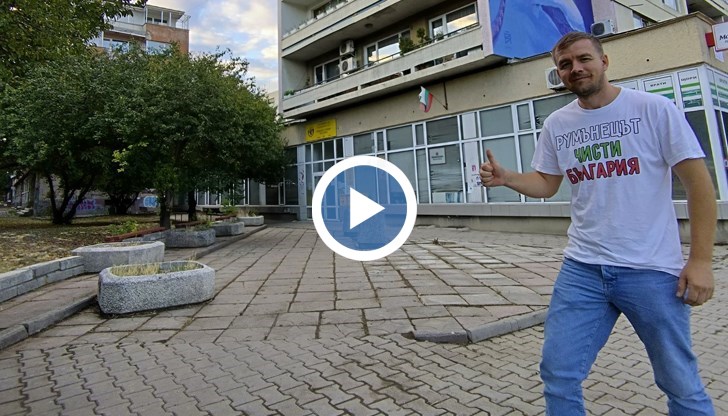 Габриел обикаля страната и почиства обществени пространства, докато детето му е на физиотерапия