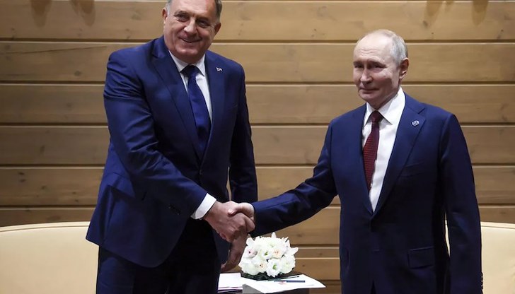 Лидерът на босненските сърби получи уверение за стратегическата подкрепа от Москва Лидерът на босненските сърби получи уверение за стратегическата подкрепа от Москва