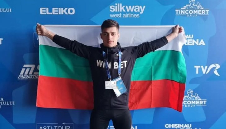 Русенският щангист стана вицешампион в двубоя до 60 килограма при мъжете до 23 години в Албания