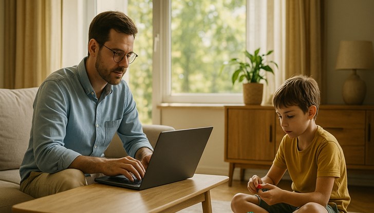 Родителите на деца до 12 години ще могат да работят от вкъщи през ваканциите