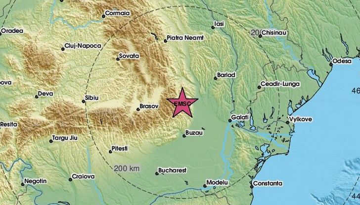 Трусът е регистриран в 08:36 часа