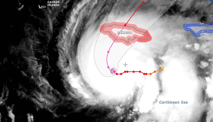 "Мелиса" стана най-опасният ураган за Карибите тази година