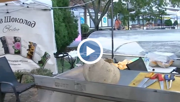 "Рекордьорът" беше напълно изяден от посетителите на Празника на тиквата само за няколко часа