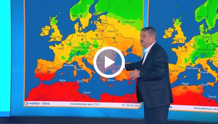 Дългоочакваното топло време ще настъпи след затопляне в края на октомври