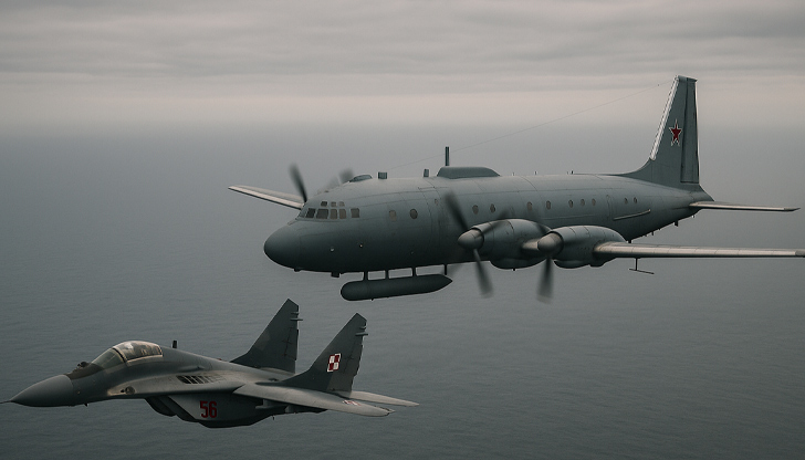 Машината Ил-20 е летяла без летателен план и с изключен