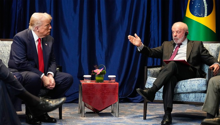 Доналд Тръмп и Лула да Силва проведоха днес среща в