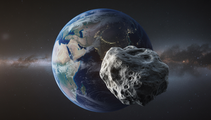 Малък астероид обикаля синхронно с планетата ни от 60-те години