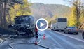 Камион се запали на Прохода на Републиката