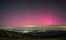 Северно сияние озари небето над България