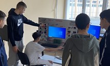 Ученици от ПГ по транспорт започнаха обучение с модерна техника