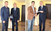 РИОСВ - Русе награди пожарната и ВиК за помощта за езерото "Сребърна"