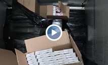 Близо 200 000 кутии цигари заловиха на моста Калафат - Видин