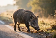 Диво прасе предизвика тежка катастрофа с двама ранениДвама младежи пострадаха