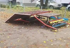 Общинското имущество на улица Мария Луиза е напълно унищожено полицията