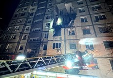 Има жертва в Днепър пожар избухна в КиевЖена беше убита