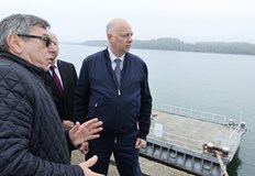 Росен Желязков инспектира бъдещия пристанищен терминал в ТутраканБългария е готова