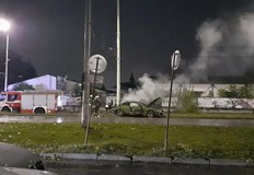 Районът на произшествието беше отцепен за няколко часа от полициятаТежко