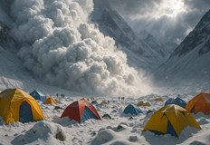 Снежната маса помете лагера на връх Ялунг Ри ранени са