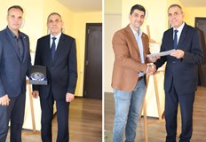 Дауд Ибрям връчи плакети на комисар Войчев и инж МилевДиректорът