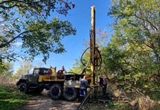 Драгомир Драганов инспектира дейностите които трябва да спрат ерозиятаПроекто проучвателните дейности