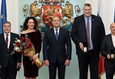 Мария Петрова Любомир Ганев Серафим Бързаков и Стоян Димитров получиха