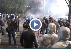 Александър Вучич Американци организират хаосаСблъсъци между протестиращи и привърженици на