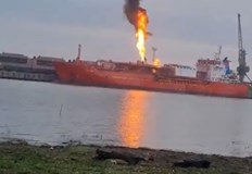 Руски дрон удари танкер с газ Румъния вдигна тревогаРумънските власти