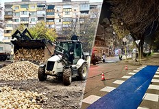 Ремонтните дейности продължават в квартал Родина 1 и ДГ Слънце