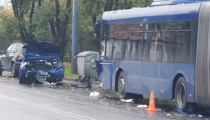 Инцидентът стана на улица "Индустриална" тази сутрин