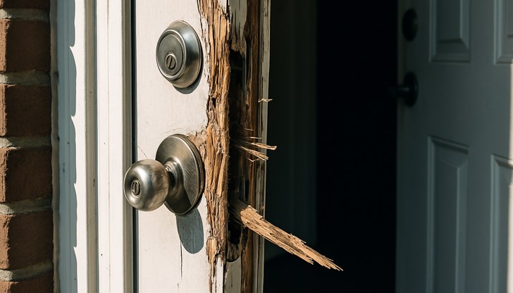 Стопанинът открил следи от взлом на няколко врати