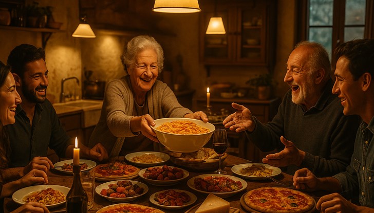 Документът подчертава социалните практики и ритуали, свързани с хранителната култура на Италия