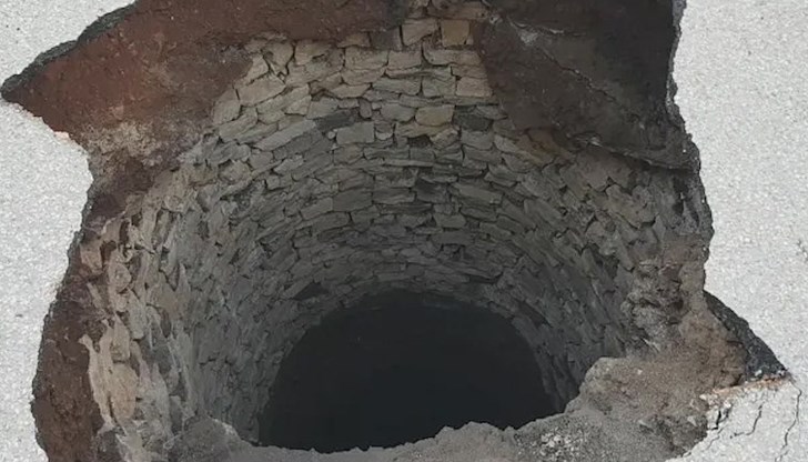 Огнеборците слязоха в дълбоката яма, за да извадят невредимо 15-килограмовото животно