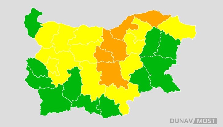 Русенци да се подготвят за значителни количества дъжд Русенци да се подготвят за значителни количества дъжд