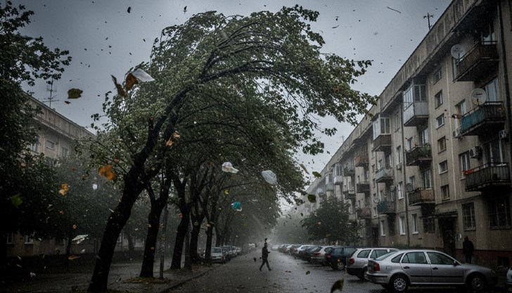 След топлия фьон следва рязко застудяване с дъжд След топлия фьон следва рязко застудяване с дъжд