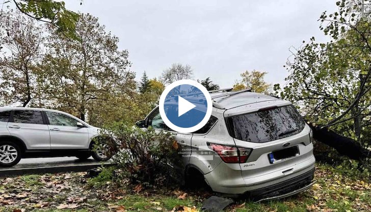 33-годишен мъж от Карнобат премина на червено, удари кола и се заби в градинката пред УМБАЛ - Бургас