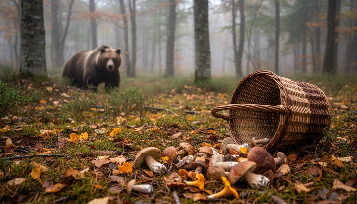 Мъжът берял гъби, когато ненадейно го атакувало животното