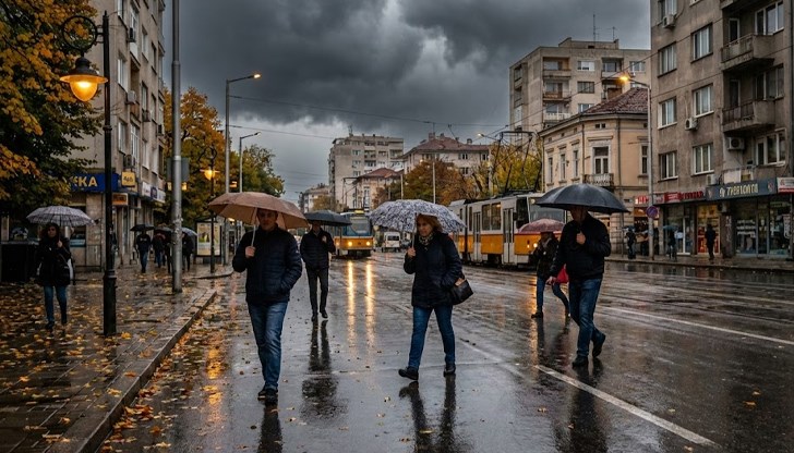Температурите ще варират от 0 до 19 градуса, очакват се значителни валежи в сряда и четвъртък