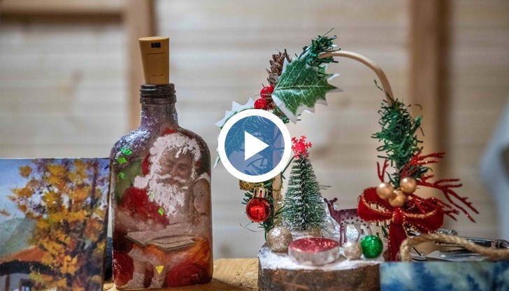 Къщички със сувенири очакват благодетелите на хората в нужда