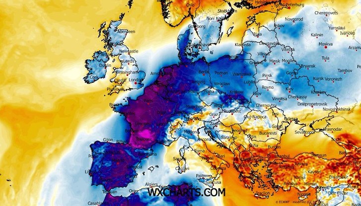 Зимата закъснява на Балканите, но удря тежко Западна Европа